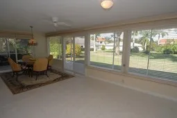 The sunroom is beautiful and the perfect place for the whole family
