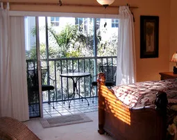 Bahama Master Bedroom and Private Balcony facing Pool (third floor)