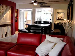 Miami Living/Dining Room (facing south and toward kitchen)