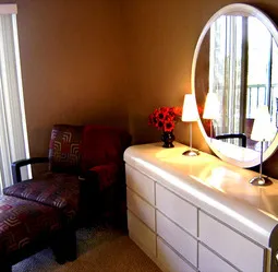 Miami Master Bedroom with Private Balcony overlooking Pool (third floor)