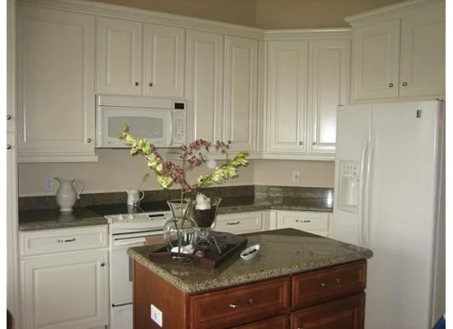 cooking area of kitchen with granite counter tops