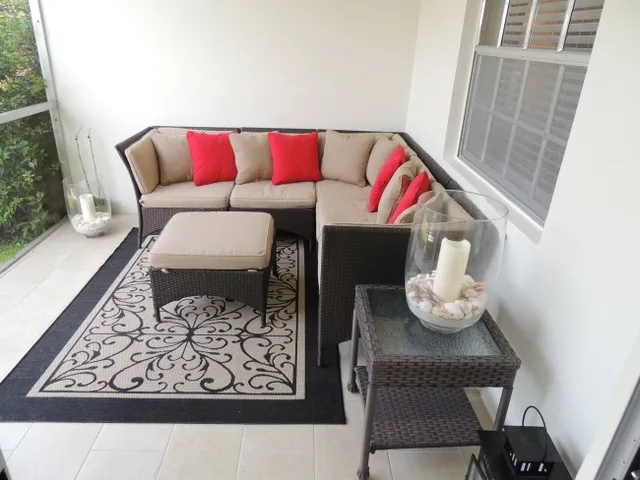 #110 - lanai is the perfect place to relax & enjoy the Naples sunshine - steps from pool!