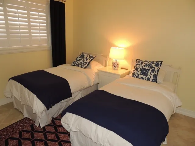 #109 has two guest rooms each with twin beds