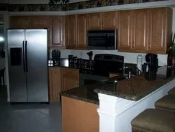 New kitchen with new stainless steel appliances & granite counter tops