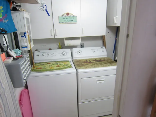 New Washer and dryer with ironing station