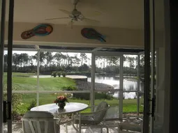 Everybodys favorite spot! watch golf and nature while having a snack.
