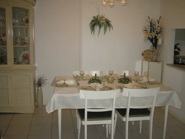 Diningroom with expandable table