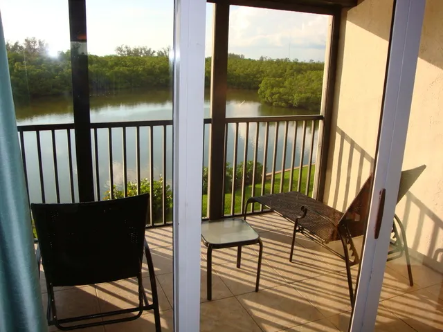 Watch dolphins, manatees and the sunset from private master lanai.