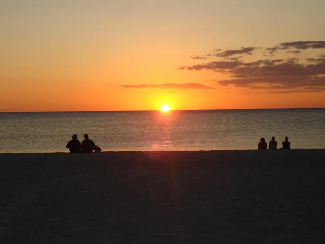 Sunset at Vanderbilt beach