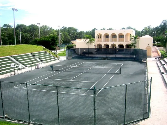 Main tennis court