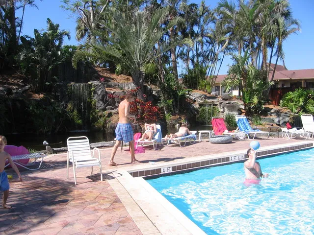Poolside