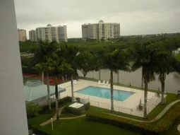 tennis courts, pool  and view of the intercoastal waterway