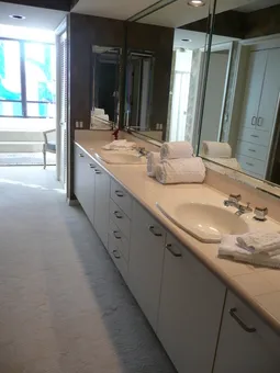 Very large master-bath with separate bath/shower area.
