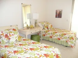 Bright, sunny guest-room.
