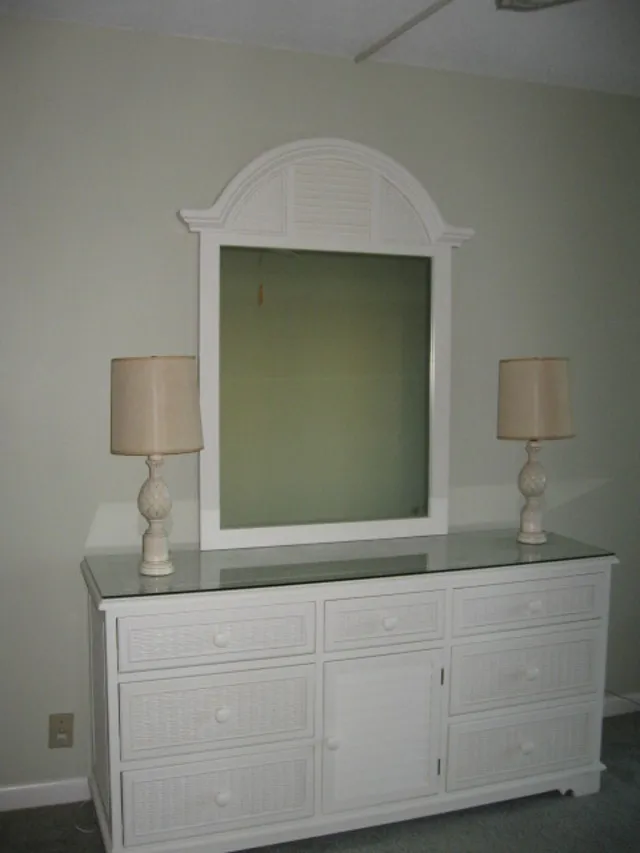 Master Bedroom - New dresser  with matching king size bed furniture