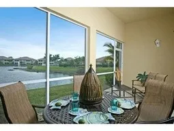view from lanai - plenty of room to set up a dining area or 2nd living room