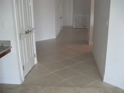 Hallway from living room to kitchen