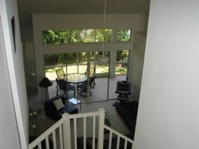 View of Living Room from above