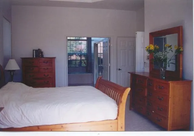 Mater Bedroom with view to Master Bath