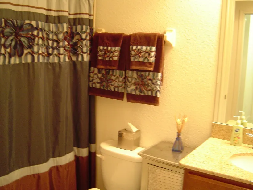 Guest bath with tub