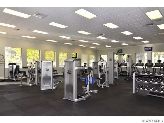 Fitness center amenity at Beach Club included