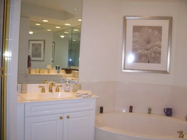 MASTER BATH WITH TWIN VANITIES AND SEPARATE SHOWER