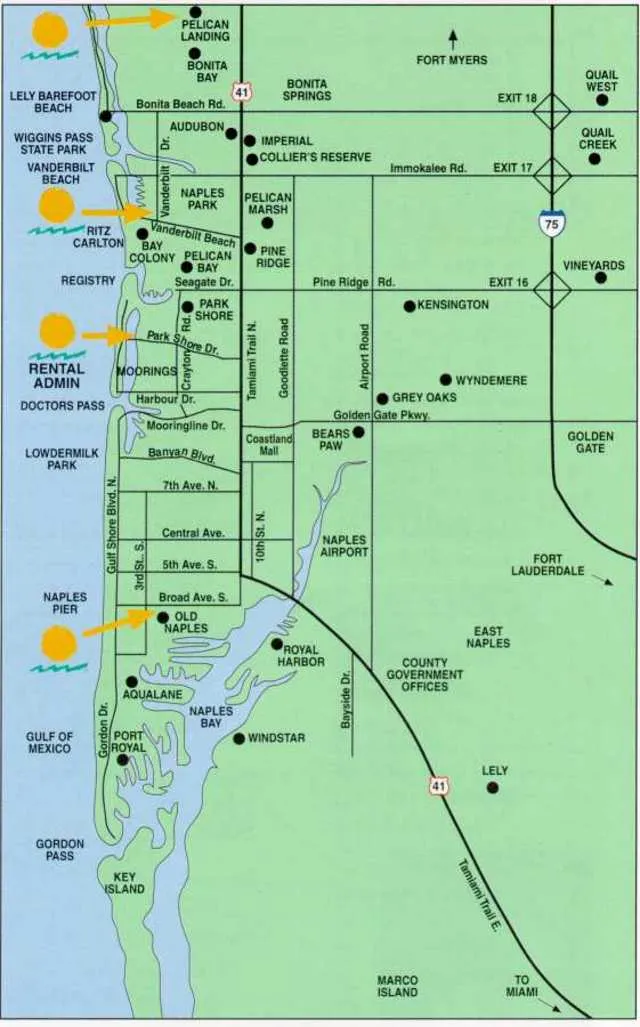Map of Naples