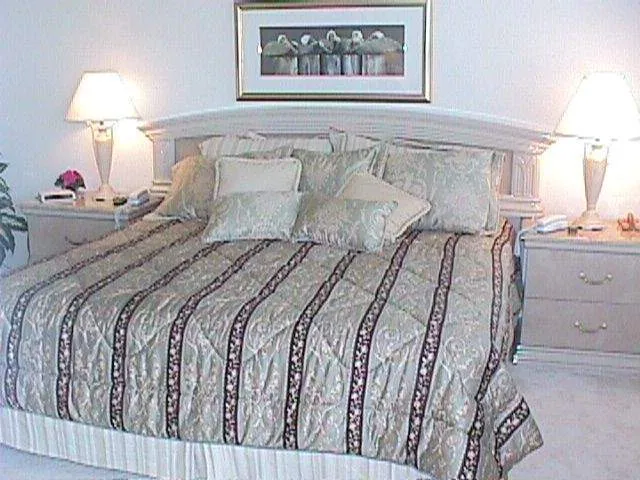 Master Bedroom with high quality king size mattress