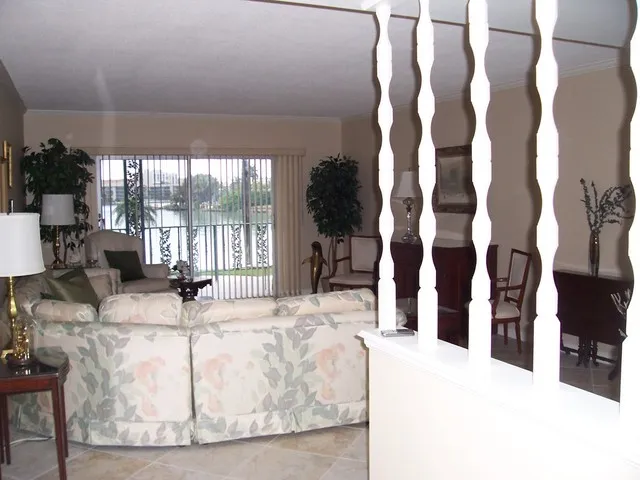 Entry foyer looking toward living room