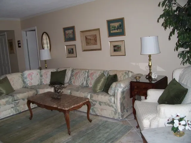 Living room seating area