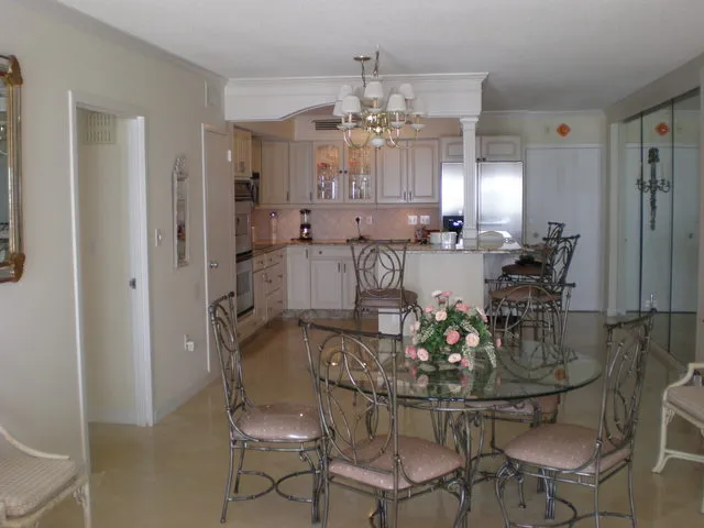 Kitchen and dining area