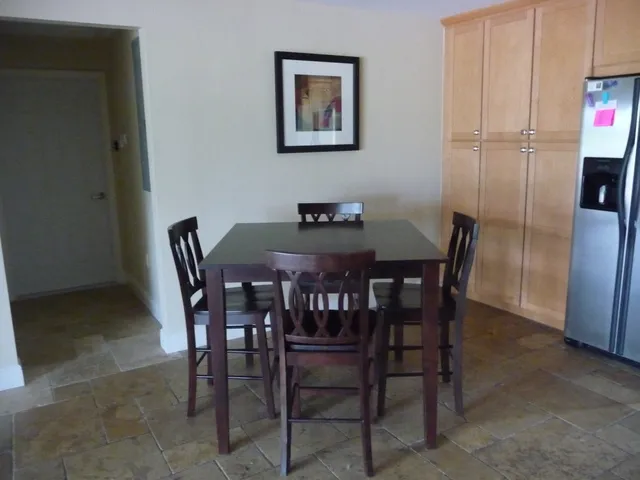 Kitchen table and chairs.
