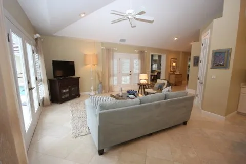 Family Room, Kitchen & Dining Area