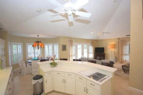 Family Room, Kitchen & Dining Area