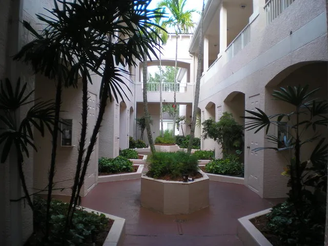A beautiful courtyard welcomes you home