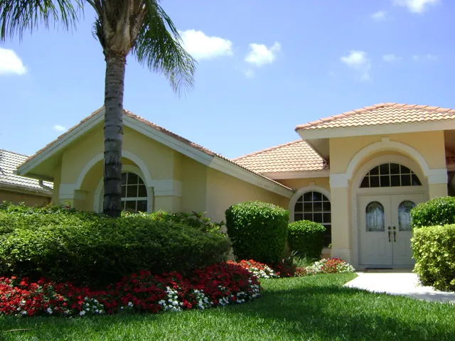 Front garden.