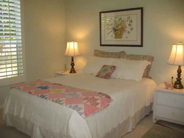 Guest bedroom with queen bed