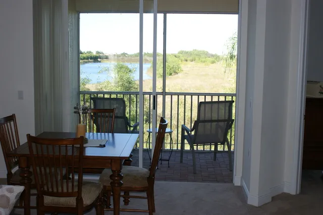 View from Lanai overlooking Lake and Preserve.